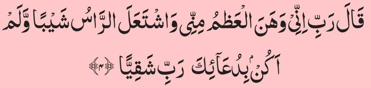 Surah-Maryam-Ayat-4.for Interference Of In-Laws In Life